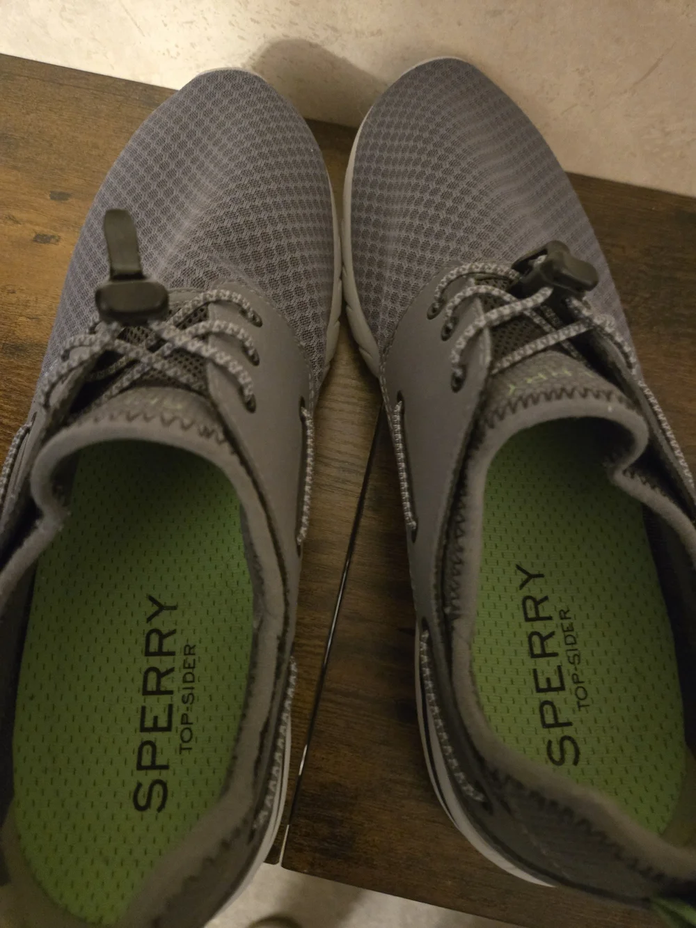 Sperry Men's Gray Mesh Athletic Boat Shoes